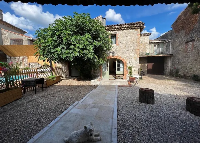 Magnanerie Avec Piscine En Coeur De Village